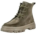 Paul Green Paul Green Stiefelette Veloursleder Schn&uuml;rstiefelette gr&uuml;n 36 EU