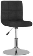 vidaXL Esszimmerstuhl, Essst&uuml;hle 6 Stk. Drehbar Schwarz Stoff