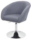 MCW Esszimmerstuhl MCW-F19 (1er), Abgerundete R&uuml;ckenfl&auml;che, 360&deg; drehbar,