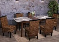 MCW Esszimmerstuhl Acireale-6 (Set, 6 St), 6er-Set, Beine lackiertes Holz,