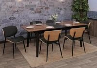 MCW Esszimmerstuhl MCW-O45-6 (Set, 6 St), Mit h&ouml;henverstellbaren...