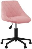 vidaXL Esszimmerstuhl Esszimmerstuhl Drehbar Rosa Samt (1 St)