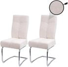 MCW Esszimmerstuhl MCW-G56-2 (Set, 2 St), Hohe Stoffqualit&auml;t 490 g/m&sup2;