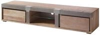 Massivmoebel24 TV-Board AMSTERDAM (Massivholz), TV-Board Akazie 205x48x39 beige