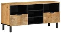 vidaXL TV-Schrank TV-Schrank Braun 100x33x46 cm Massivholz (1-St)