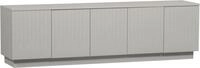 WOOOD Lowboard Pencil mit Holzschnitzerei-T&uuml;ren und Kabel&ouml;ffnung, FSC&reg;