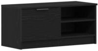 vidaXL TV-Schrank TV-Schr&auml;nk Schwarz Eichen-Optik 80 x 35 x 36,5 cm...
