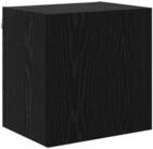vidaXL TV-Wand TV-Wandschrank Schwarz Eichen-Optik 40,5x30x40cm Holzwerkstoff,...