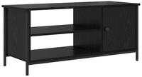 vidaXL TV-Schrank TV-Schr&auml;nk Schwarz Eichen-Optik 100 x 40 x 45 cm...