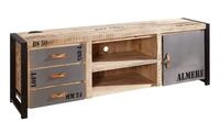 Massivmoebel24 TV-Board FACTORY (Massivholz), TV-Board Mango 200x45x66 natur...