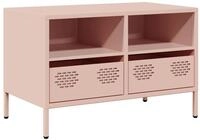 vidaXL TV-Schrank TV-Schrank Rosa 68x39x43,5 cm Kaltgewalzter Stahl (1-St)