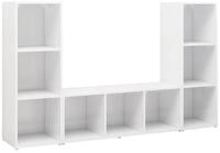vidaXL TV-Schrank, TV-Schr&auml;nk, 3 pcs 37 x 35 x 107.5 cm (3-St)