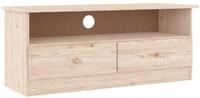 vidaXL TV-Schrank TV-Board mit Schubladen ALTA 100x35x41 cm Massivholz Kiefer