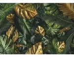 Wallarena Fototapete Bl&auml;tter Vlies, 6-teilig, Wohnzimmer, glatt, (6 St), 300x210cm