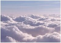 Wallarena Fototapete Wolken, Querformat, Schlafzimmer, glatt, Wolken, 200x140cm