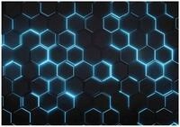 Wallarena Fototapete Junge Hexagone - Mehrfarbig - Modern - Vlies -...