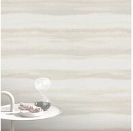 Erismann Vliestapete Aquarelloptik Streifen Creme Beige Braun Glitzer 10515-38 Aurora