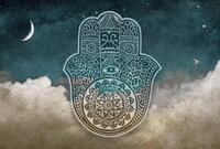 Architects Paper Fototapete Atelier 47 Hamsa 2, glatt, orientalisch, (4 St), Vlies,