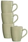 Ritzenhoff & Breker Becher Floris Henkelbecher 350 ml 4er Set, 4-tlg., Steingut