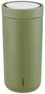 Stelton Thermobecher To Go Click Soft Fern Green 400 ml, Edelstahl, Kunststoff