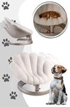 Tavo Tierbett Shell Latte - Haustierbett