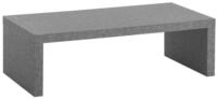 Wohnling Couchtisch WL6.938 Grau 110 cm Beton Optik Wohnzimmertisch Sofatisch Gro&szlig;
