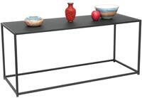 DanDiBo Couchtisch Schwarz Metall Eckig 110x50x40 cm Wohnzimmer Tisch, Breite 110 cm,
