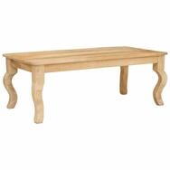 vidaXL Esstisch Couchtisch Braun 110 x 55 x 40 cm Massivholz (1-St)