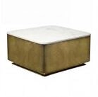 Wohnling Couchtisch WL7.717 Sofatisch Marmor Wohnzimmertisch 60cm Beistelltisch