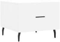 vidaXL Couchtisch Couchtisch Wei&szlig; 50x50x40 cm Holzwerkstoff (1-St)