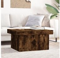 vidaXL Couchtisch, Couchtisch R&auml;uchereiche 80x55x40 cm Holzwerkstoff