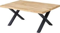 Stolkom Sp.z.o.o. Couchtisch Chris Wohnzimmertisch Eiche Massivholz, BxHxT 110x47x70