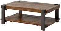 Massivmoebel24 Couchtisch LYON (Massivholz, Massivholztisch), Altholz 120x70x45...