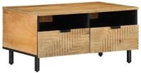 vidaXL Couchtisch Couchtisch Braun 80x54x40 cm Massivholz (1-St)