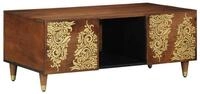 vidaXL Couchtisch Couchtisch Honigbraun 100 x 54 x 40 cm Massivholz (1-St)
