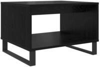 vidaXL Couchtisch Couchtisch Schwarz Eichen-Optik 60 x 50 x 40 cm Holzwerkstoff