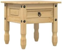 vidaXL Beistelltisch Beistelltisch Corona 50x50x50 cm Massivholz Kiefer