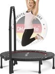 DH FitLife Fitnesstrampolin Indoor Trampolin klappbar ohne Installation &Oslash;102cm 40