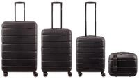 Franky Kofferset ABS13 76/66/55er + BC Trolley 4er SET, 4 Rollen, (St&uuml;ck, 1 tlg.,