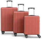Wertes Koffer Koffer Set 3 teilig - TSA Schloss Kofferset, 4 Rollen