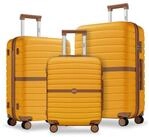 KONO Handgep&auml;ckkoffer Koffer Trolley ABS+PC Hartschalenkoffer