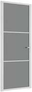 vidaXL Haust&uuml;r Innent&uuml;r 83x201,5 cm Wei&szlig; ESG-Glas und Aluminium (1-St)