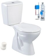 Belvit Tiefsp&uuml;l-WC Stand WC Taharet Funktion senkrechter Bodenabgang WC Set