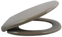 spirella WC-Sitz EASY CLIP, Premium Toilettendeckel aus Duroplast, Edelstahl