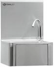 Mahlzeit Edelstahlsp&uuml;le Edelstahl Handwaschbecken mit Kniebet&auml;tigung und
