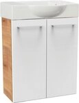 FACKELMANN Waschtisch SBC (Set), bestehend aus Becken und Unterbau, Breite ca. 55 cm