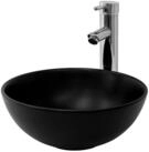 LuxeBath Waschbecken Aufsatzwaschbecken aus Keramik Waschtisch f&uuml;r Badezimmer...