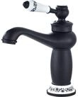 LuxusKollektion Waschtischarmatur Bad Wasserhahn Schwarz Keramikventilkern...