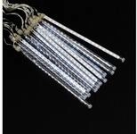 Mojawo Lichtervorhang Meteor Lichter Lichterkette 240 LED 12 Stangen jede 31 cm