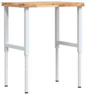 vidaXL Werkbank Werkbank 80x60x(73-99,5) cm Massivholz Rechteckig, (1-tlg)